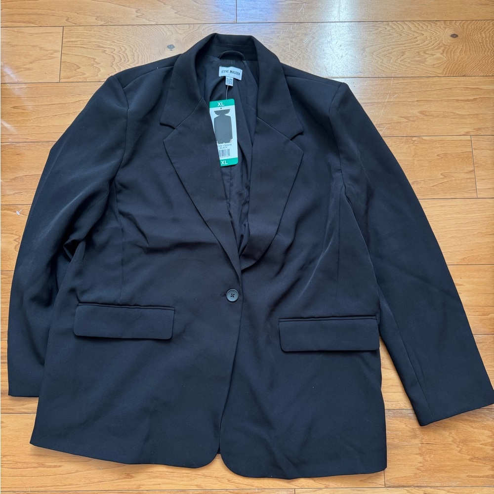 Steve Madden Classic Black Women's Blazer
